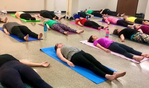 Bring a Mat, Water, and yourself to Yoga at Taylor Made Wellness