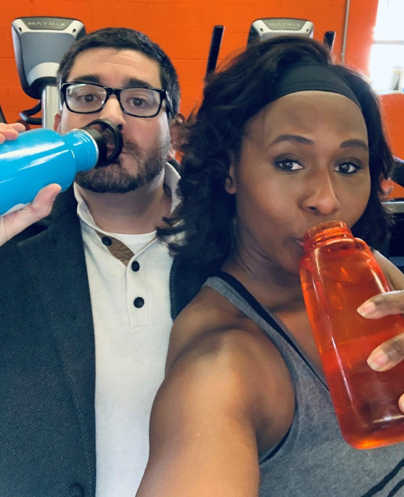 Rob Dunning & Kelsey Taylor of Taylor Made Wellness Encouraged Indianapolis To Drink More Water During A Recent Social Media Challenge  
