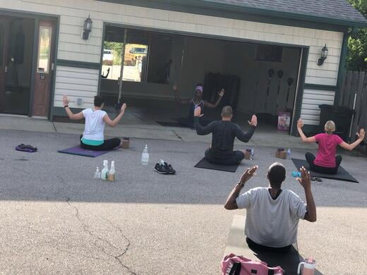 Taylor Made Wellness yoga class & studio with room to social distance!